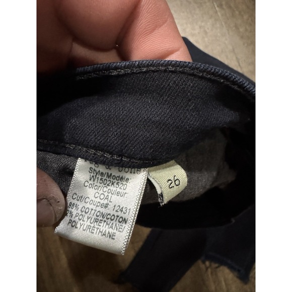 Rag And Bone‎ NY Women's Jeans Size 26 Color Coal Skinny W1502K520 - Picture 4 of 10